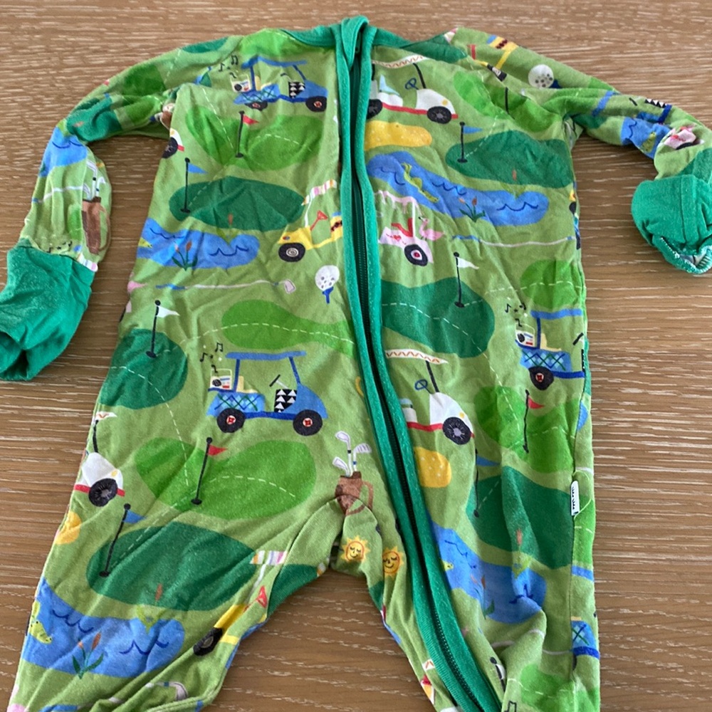 Little sleepies golf onesie. 3-6 months.